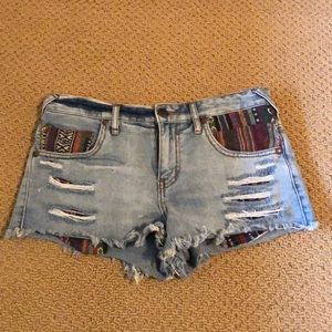 Free People Jean Shorts